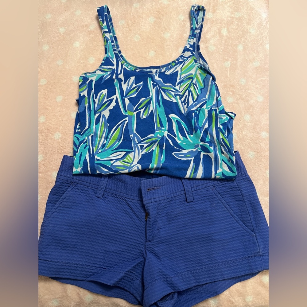 Lilly Pulitzer Walsh blue shorts